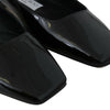 Jimmy Choo Black Patent Leather Mahdis Flat Shoes