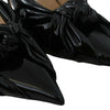 Jimmy Choo Annabell 85 Pumps aus schwarzem Lackleder