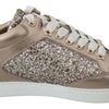 Jimmy Choo Ballet Pink Leather Miami Sneakers