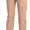 Ermanno Scervino Beige kurze Baumwollhose mit mittlerer Taille