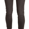 Ermanno Scervino Brown Low Waist Skinny Slim Trouser Cotton Jeans