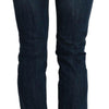 Acht Blue Washed Low Waist Skinny Denim Trouser