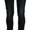 Acht Blue Washed Low Waist Skinny Denim Slim Trouser