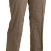 BENCIVENGA Brown High Waist Straight Dress Trouser Pants