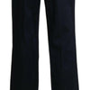 BENCIVENGA Navy Blue High Waist Straight Dress Trouser Pants