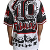 Dolce & Gabbana White King Panda Top Polyester Mens T-shirt