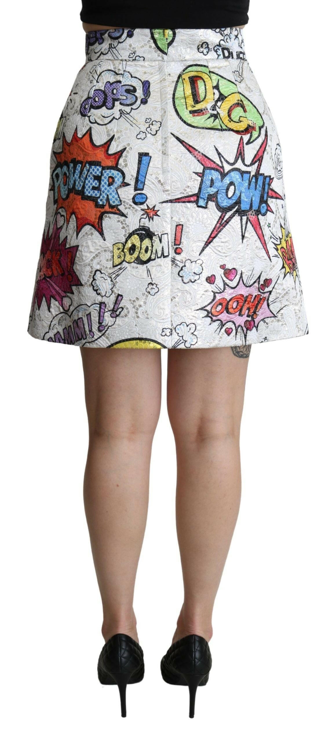 Mini-jupe en brocart chic de Dolce &amp; Gabbana
