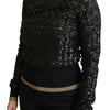 Pull col roulé élégant à paillettes Dolce &amp; Gabbana