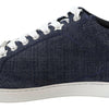 Jimmy Choo Miami Blue Denim Sneakers
