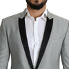 Dolce &amp; Gabbana Hellgrauer einreihiger SARTORIA-Blazer