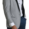 Dolce &amp; Gabbana Hellgrauer einreihiger SARTORIA-Blazer