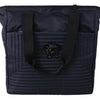 Versace Blue Nylon Tote Bag