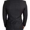 Dolce & Gabbana Black Wool Single Breasted Coat MARTINI Blazer