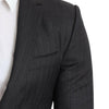 Dolce & Gabbana Black Wool Single Breasted Coat MARTINI Blazer