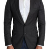 Dolce & Gabbana Black Wool Single Breasted Coat MARTINI Blazer
