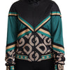 Dolce & Gabbana Multicolor DG Logo Mania Track Bomber Jacket
