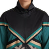 Dolce & Gabbana Multicolor DG Logo Mania Track Bomber Jacket