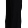 Dolce & Gabbana Black Cashmere Wide Leg Women Trouser Pants