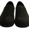 Dolce & Gabbana Green Velvet Slip On Mens Loafers Shoes