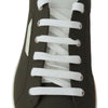 Dolce &amp; Gabbana Weiß Grün Leder Low Top Sneakers Schuhe
