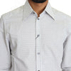Dolce & Gabbana Black White Polka Dots Dress Shirt