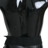 Dolce & Gabbana Black Crystal Brooch Wide Wai SATORIA Belt