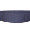 Dolce & Gabbana Blue Waist Smoking Tuxedo Cummerbund Belt