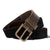 Dolce & Gabbana Brown Leather Logo Cintura Gürtel Belt