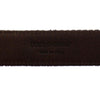 Dolce & Gabbana Brown Leather Logo Cintura Gürtel Belt