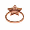 Nialaya Womens Clear CZ Star 925 Silver Ring