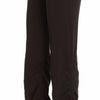 Ermanno Scervino Brown Stretch Casual Trousers Pants