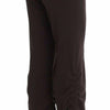 Ermanno Scervino Brown Stretch Casual Trousers Pants