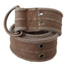 Ceinture ajustable en cuir beige chic Dolce &amp; Gabbana