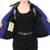 Andrea Incontri Habsburg Blue Green Wool Jacket Coat