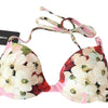 Dolce & Gabbana Multicolor Floral Swimsuit Beachwear Bikini Tops