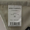 Arzu Kaprol White Lashes Open Back Vest Jacket