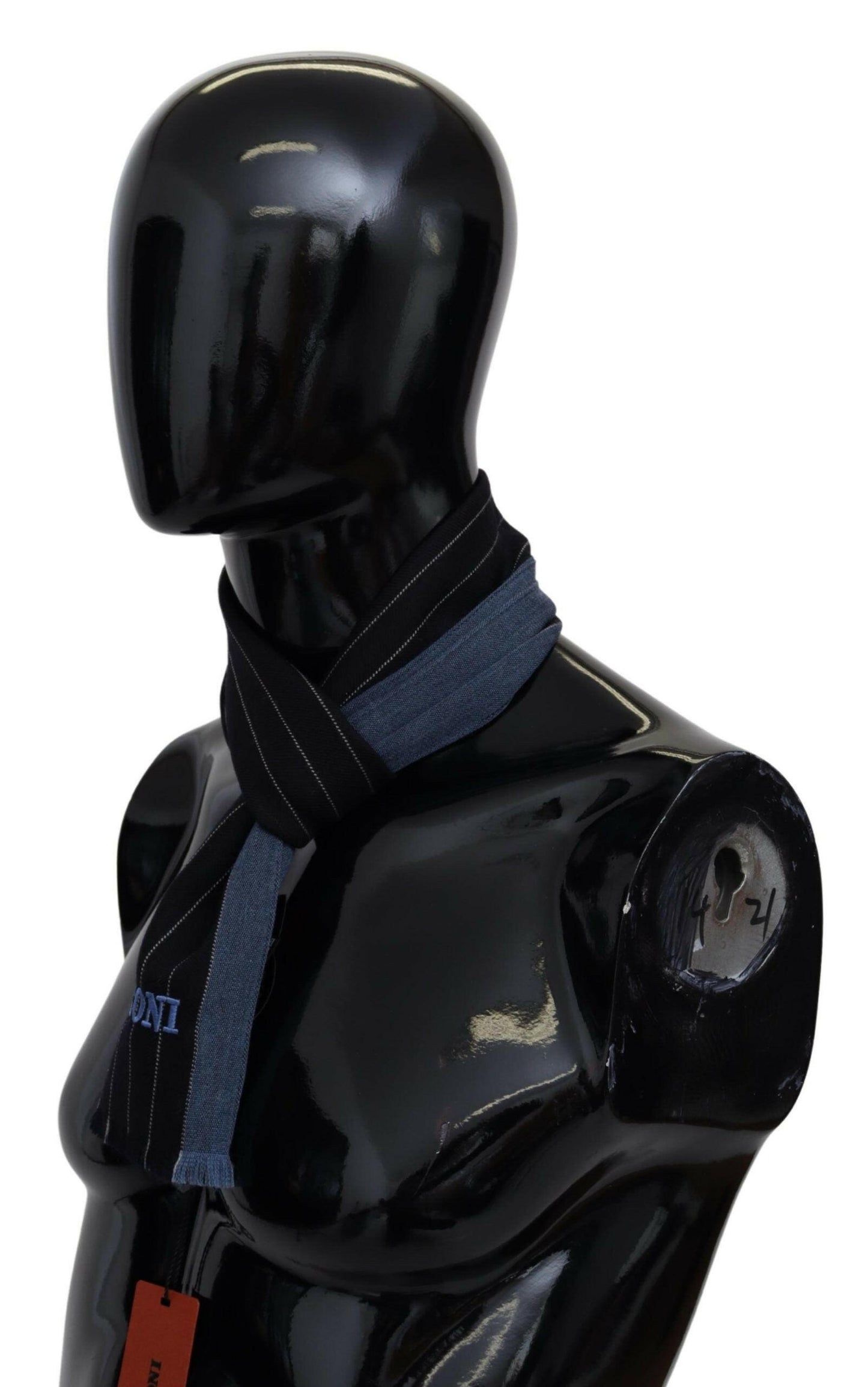 Écharpe unisexe Missoni Chic en laine et soie à rayures