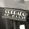 Corrado De Biase Black Metal Buttons Cotto Wool Skirt