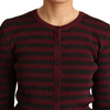 Dolce &amp; Gabbana Élégant cardigan rayé en viscose
