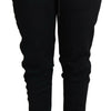 Dolce & Gabbana Black Polyester Neoprene Jogger Trouser Pants