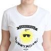 T-shirt en coton imprimé Moschino Sunny Milano