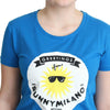 T-shirt à col rond chic Moschino Sunny Milano