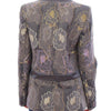 Roberto Fragata Multicolor Silk Floral Cotton Blazer