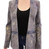 Roberto Fragata Multicolor Silk Floral Cotton Blazer