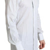 Dolce & Gabbana White Stripes Cotton Formal Dress Shirt