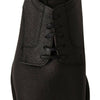 Dolce & Gabbana Black Leather Lace Up Mens Formal Derby Shoes