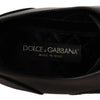 Dolce & Gabbana Black Leather Exotic Skins Formal Shoes