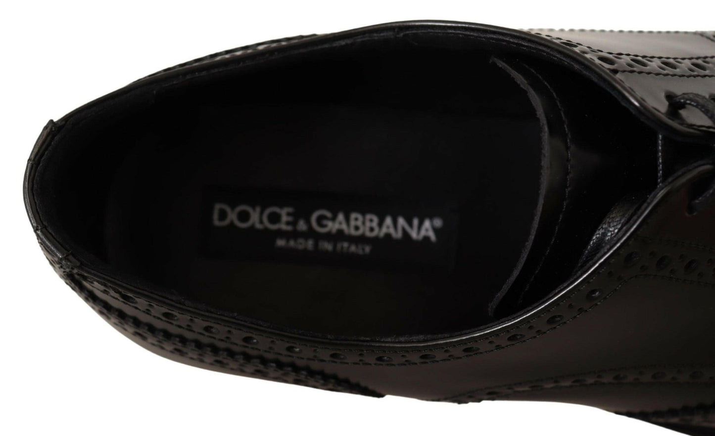 Chaussures Derby Oxford élégantes Dolce &amp; Gabbana à bout golf