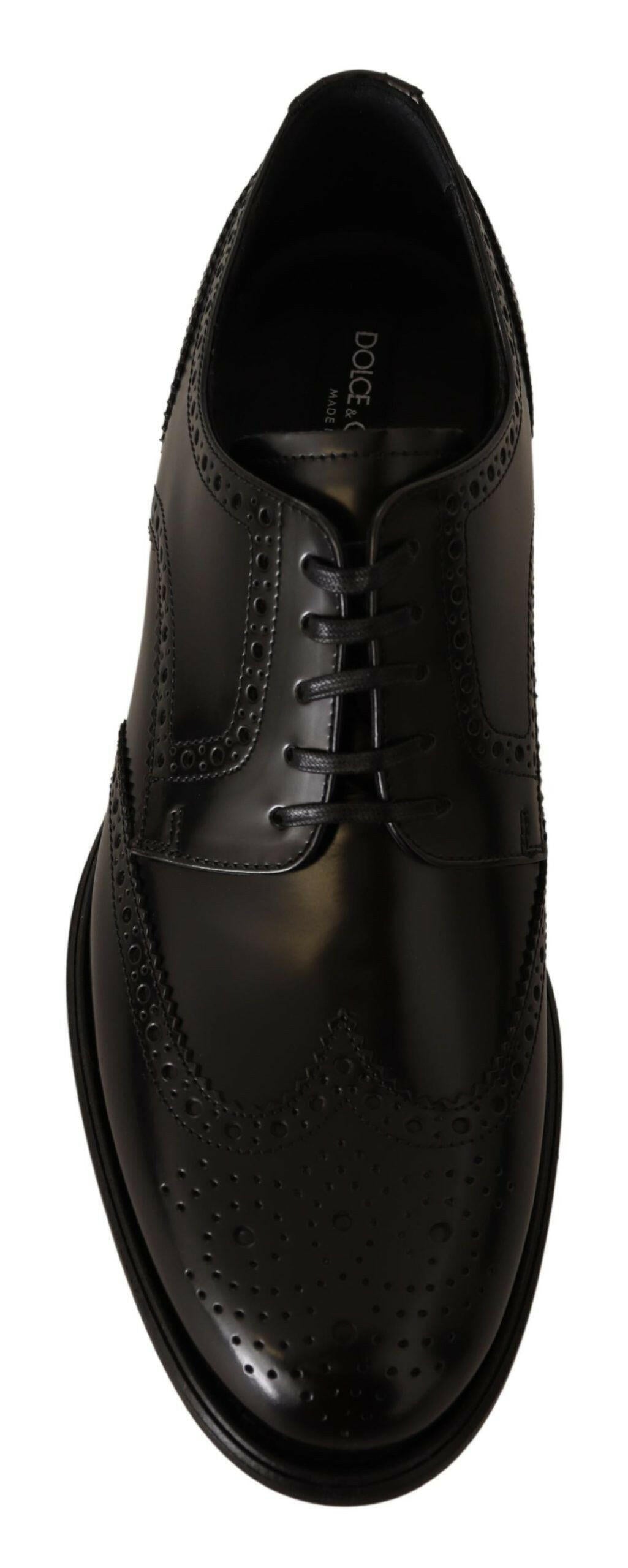 Chaussures Derby Oxford élégantes Dolce &amp; Gabbana à bout golf