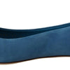 Dolce &amp; Gabbana Blaue Wildleder-Loafer mit Kristallen